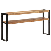 vidaXL Konzolna mizica 150x30x75 cm trden akacijev les