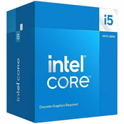 Procesor Intel Core i5-14400F (10C/16T, 4.7GHz, 20MB, LGA1700), BX8071514400F BX8071514400F