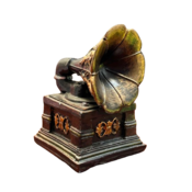 Vesela kuca Figura Gramofon 10x6cm 801