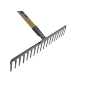 GEKO 18-zobne grablje 47 cm z lesenim poriskom