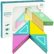 shumee Lesene origami sestavljanke z magnetom DOG