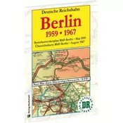 Übersichtskarten der Reichsbahndirektion Berlin im Mai 1959 und August 1967
