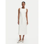 Calvin Klein Cocktail obleka LV044G207G Kremna A-Line Fit