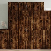 vidaXL omara za shranjevanje dim. hrast 70x42,5x225 cm inženirski les