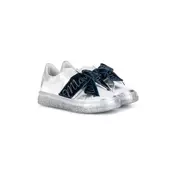 Monnalisa - bow-detail sneakers - kids - Silver