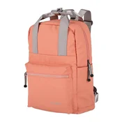 Travelite Basics Canvas Backpack Coral