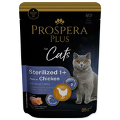 Kapsička Prospera Plus Sterilized 1+, Piščanec, Korenje 85g