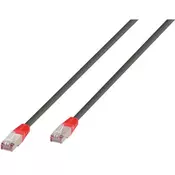 Mrežni kabel Vivanco - 45911, RJ45/RJ45, 2m, sivi/crveni
