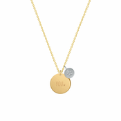 Sterling Silver You Medallion Necklace
