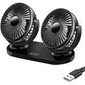 KUWUNG Dvojni USB Ventilator za Avto