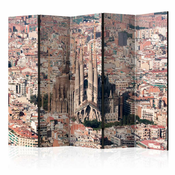 Paravan u 5 dijelova - Heart of Barcelona II [Room Dividers] 225x172