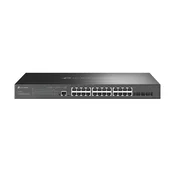 TP-Link Omada SG3428XMP mrežni preklopnik, 24x Gigabit, 4x 10GE SFP+, 24x PoE+