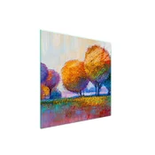 shumee STEKLENA ZAŠČITNA PLOŠČA ZA ŠTEDILNIK 50x52 TREE