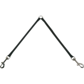 Povodec - razdelilnik za 2 psa najlon 35cm x 1.2cm x 2mm Flamingo - 5 - Pasji povodci