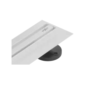 Mexen Flat 360° Slim vrtljiv linijski odtok 100 cm, bel - 1241100