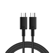 INF 2-Pack 5A kabel za hitro polnjenje, 45W USB Type-C Power Delivery, TPE material 2 m, (5000276540)