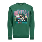 Only & Sons Majica ONSCERES MONTO  azur / zelena / lila / črna