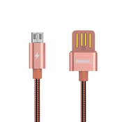 Podatkovni in polnilni kabel RC-080m Silver serpent, micro USB, Remax, 1m, pink