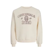 Jack & Jones Junior Majica Chamberi burgund/bela