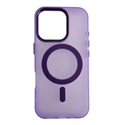Silikonska futrola Magsafe FLURO COLOR Iphone 16 PRO MAX LJUBICASTA