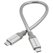 Verbatim VERBATIM USB-C 3A 30CM HITR POLNILNI KABEL ZA TELEFONE IN TABLICE