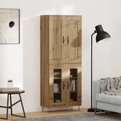Highboard Umjetnicki hrast 69,5 x 34 x 180 cm Konstruirano drvo