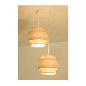 Brilagi - Luster na sajli RESNA 2xE27/60W/230V precnik 30 cm bež