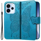 GS Preklopni ovitek za Oppo Reno 15 F/15 FS, metulj, moder
