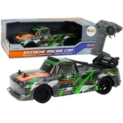 Auto na daljinsko upravljanje1:16 Drift Wheels - sivo/zeleni