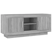 Vidaxl TV omarica siva sonoma 102x35x45 cm inženirski les