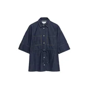 COMMA Bluza temno modra