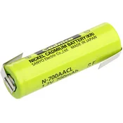 Sanyo NiCd akumulatorska baterija Sanyo AA, 1,2 V, 700 mAh, (O x V) 14,3 x 48,9 mm