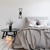 Opviq Zidna lampa 2 x E27 Max 40, Crna