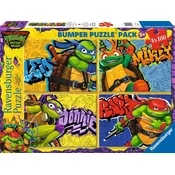 Ravensburger - Puzzle 4x100 želve Ninja - 100 kosov