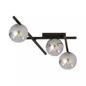 Plafonsko svetlo SMART 3xE14/10W/230V crno/sivo