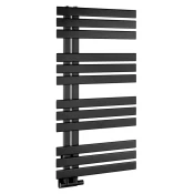 Kopalniški radiator SILVANA 500x972mm, črna mat - Črna mat barva - 500x972 mm - Sapho - SILVANA - 24 - Jeklo - Lepilo - Oblika E - Oblika E - 500 - 972 - 3.9 - 14