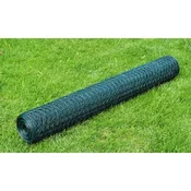 Vidaxl vidaXL Mrežasta ograja s PVC premazom 25x1 m zelena