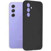 Techsuit Soft Edge silikonska maska za Samsung Galaxy A54 5G - črna