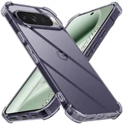 TPU gel ovitek Techsuit Shockproof za Google Pixel 10 Pro XL - smoke black