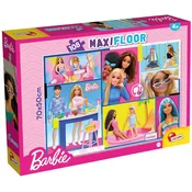 Barbie 108-delni maxi talna sestavljanka 70x50 cm - Lisciani