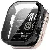 Ovitek z zaščito zaslona Techsuit Defense360 Pro za Amazfit Bip 6 - črn