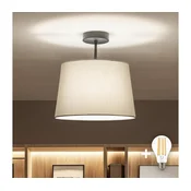 Brilagi - LED pritrjena stropna svetilka CERIA 1xE27/60W/230V premer 30 cm črna/siva