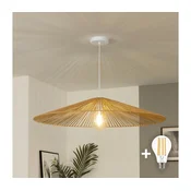 Brilagi - LED luster na sajli CERIA BOHO 1xE27/40W/230V O 90 cm braon