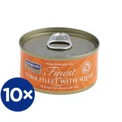 Fish4Cats file tune z lignji 10 x 70 g