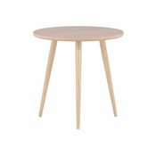 Klubska mizica Dallas 3479 Svetlo rjava, 48cm, MDF plošča, Okrogla