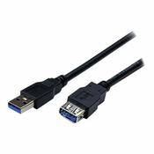 StarTech.com 2m Black SuperSpeed USB 3.0 Extension Cable A to A - Male to Female USB 3.0 Extender Cable - USB 3.0 Extension Cord - 2 meter (USB3SEXT2MBK) - USB extension cable - US