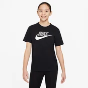 Nike K NSW TEE FUTURA HBR, decja majica, crna FZ5178
