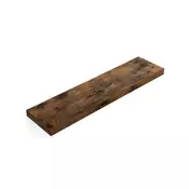 Songmics Stenska polica 80x20x38 cm rjava