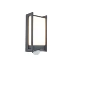 Lutec QUBO 5193002118 LED zunanja stenska svetilka topla bela antracitna