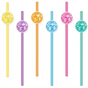 Papirnate slamice Retro Disco 19,5 cm | Set 6 kosov